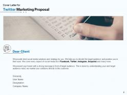 Twitter marketing proposal powerpoint presentation slides
