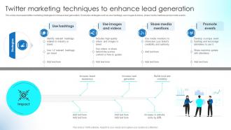 Twitter Marketing Techniques To Enhance Lead Generation Implementing Strategies To Boost Strategy SS
