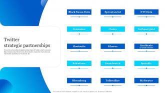 Twitter Strategic Partnerships Twitter Company Profile Ppt Powerpoint Presentation File Formats