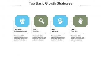 Two basic growth strategies ppt powerpoint presentation graphics cpb