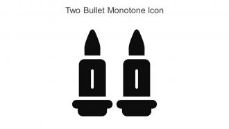 Two Bullet Monotone Icon In Powerpoint Pptx Png And Editable Eps Format