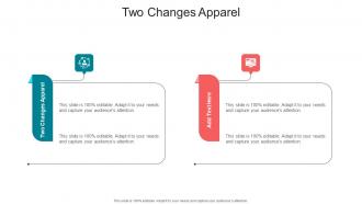 Two Changes Apparel In Powerpoint And Google Slides Cpb