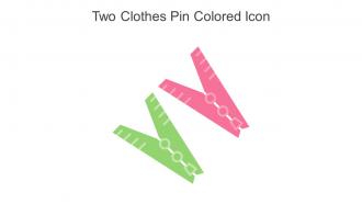 Two Clothes Pin Colored Icon In Powerpoint Pptx Png And Editable Eps Format