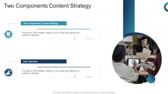Two Components Content Strategy In Powerpoint And Google Slides Cpb