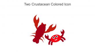 Two Crustacean Colored Icon In Powerpoint Pptx Png And Editable Eps Format