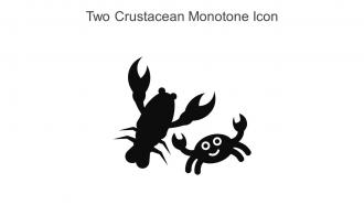 Two Crustacean Monotone Icon In Powerpoint Pptx Png And Editable Eps Format