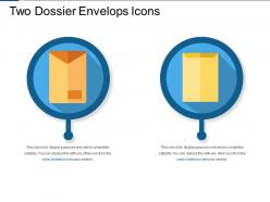 Two Dossier Envelops Icons