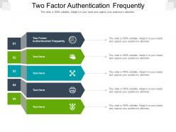 Two factor authentication frequently ppt powerpoint presentation infographic template rules cpb