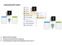 Two idea clusters powerpoint slides presentation diagrams templates