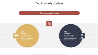 Two Immunity System In Powerpoint And Google Slides Cpb
