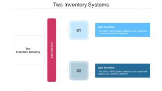 Two Inventory Systems In Powerpoint And Google Slides Cpb