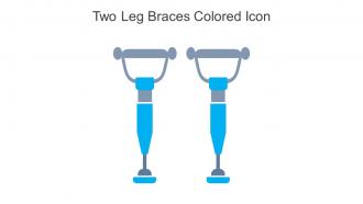 Two Leg Braces Colored Icon In Powerpoint Pptx Png And Editable Eps Format