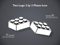Two Lego 2 By 3 Plates Icon