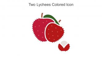 Two Lychees Colored Icon In Powerpoint Pptx Png And Editable Eps Format