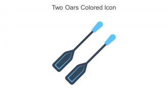Two Oars Colored Icon In Powerpoint Pptx Png And Editable Eps Format