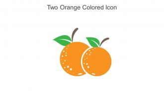 Two Orange Colored Icon In Powerpoint Pptx Png And Editable Eps Format