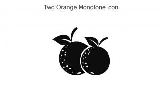Two Orange Monotone Icon In Powerpoint Pptx Png And Editable Eps Format