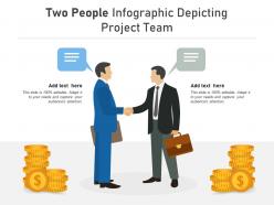 Two people infographic depicting project team