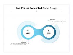 Two phases connected circles design