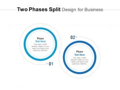 Two phases split design for business