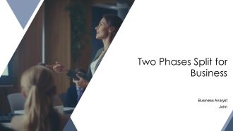 Two Phases Split For Business PPT PowerPoint AT