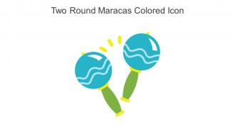 Two Round Maracas Colored Icon In Powerpoint Pptx Png And Editable Eps Format