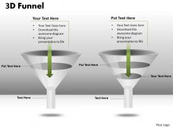 Two same design funnel diagram