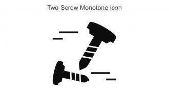 Two Screw Monotone Icon In Powerpoint Pptx Png And Editable Eps Format
