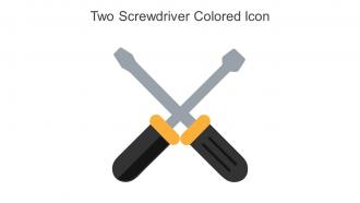 Two Screwdriver Colored Icon In Powerpoint Pptx Png And Editable Eps Format