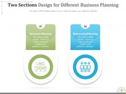 Two Sections Analytics Software Comparison Business Strategies Planning