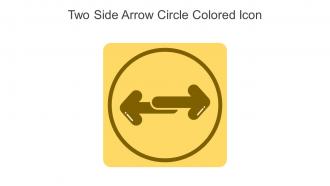 Two Side Arrow Circle Colored Icon In Powerpoint Pptx Png And Editable Eps Format