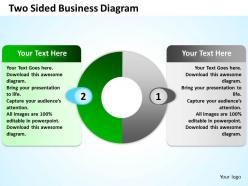 Two sided business diagram 11