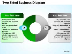 Two sided business diagram 6
