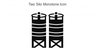 Two Silo Monotone Icon In Powerpoint Pptx Png And Editable Eps Format