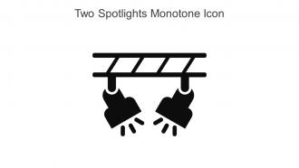 Two Spotlights Monotone Icon In Powerpoint Pptx Png And Editable Eps Format