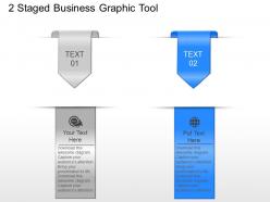 Two staged banners for global business information powerpoint template slide