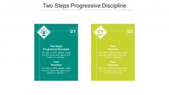 Two steps progressive discipline ppt powerpoint presentation infographic template cpb