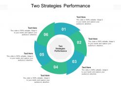 Two strategies performance ppt powerpoint presentation pictures example cpb