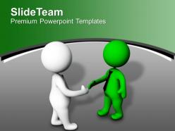 Two teams deal business powerpoint templates ppt themes and graphics 0213