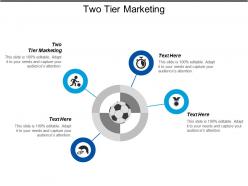 Two tier marketing ppt powerpoint presentation icon graphics tutorials cpb