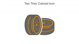 Two Tires Colored Icon In Powerpoint Pptx Png And Editable Eps Format