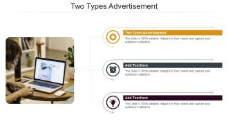 Two Types Advertisement In Powerpoint And Google Slides Cpb