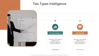 Two Types Intelligence In Powerpoint And Google Slides Cpb