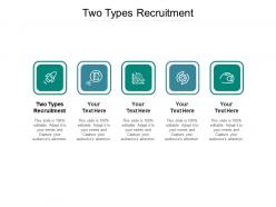 Two types recruitment ppt powerpoint presentation ideas example topics cpb