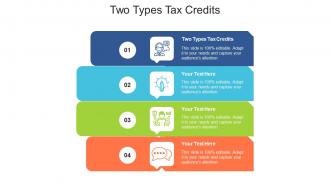 Two types tax credits ppt powerpoint presentation styles graphic images cpb