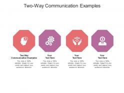 Two way communication examples ppt powerpoint presentation examples cpb