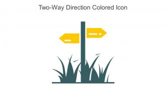 Two Way Direction Colored Icon In Powerpoint Pptx Png And Editable Eps Format