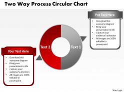 Two way process circular chart 12