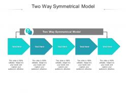 Two way symmetrical model ppt powerpoint presentation portfolio demonstration cpb