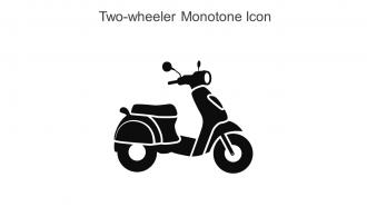 Two Wheeler Monotone Icon In Powerpoint Pptx Png And Editable Eps Format